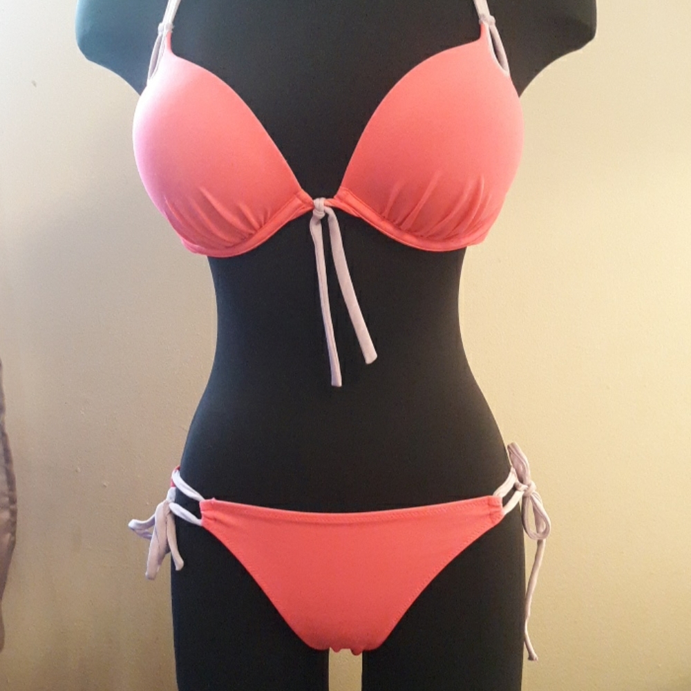 Pink Bikini & Ralph Lauren Swimsuit